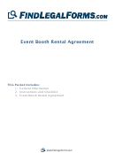 Event Booth Rental Agreement Template