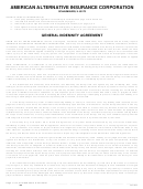 General Indemnity Agreement