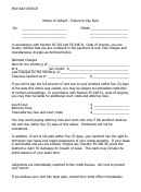 Fillable Five Day Notice Template Printable pdf