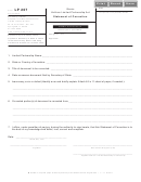 Form Lp 207 - Statement Of Correction