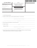 Fillable Form Lp 202-Rece - Restated Certificate Of Limited Partnership - 2012 Printable pdf