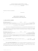Arraignment Order And Standard Discovery Requests Printable pdf
