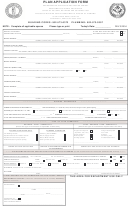 Plan Application Form - Louisville Printable pdf