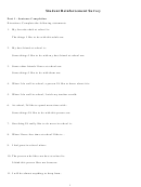 Student Reinforcement Survey Printable pdf