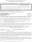 Lower Kittitascounty District Court, Washington Time-Payment Collection Application Printable pdf