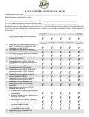 Sysco Customer Satisfaction Survey