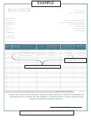Sample Invoice Template - Kentucky Department Of Education