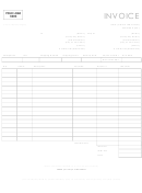 Sales Invoice Template (simple Lines)