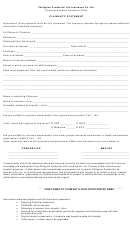 Philippine Prudential Life Insurance Co. - Personal Accident Insurance Claim Form