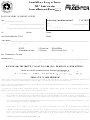 Republican Party Of Texas Gop Data Center Access Request Form 2015