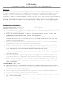 Customer Service Managerial Resume Template