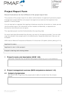 Project Report Form