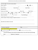 Employee Occupational Incident Report