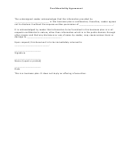 Fillable Confidentiality Agreement Printable pdf