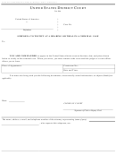 Form Ao 89 - Subpoena To Testify At A Hearing Or Trial In A Criminal Case