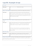Layoff Example Script Printable pdf