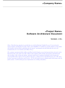 Software Architecture Document 3 Printable pdf