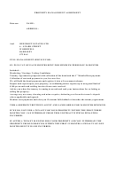 Property Management Agreement Printable pdf