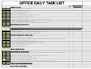 Office Daily Task List
