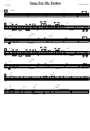 Song For My Father Trumpet Sheet Music