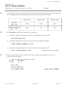 Unit 5: Acids & Bases Printable pdf
