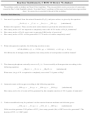 Reaction Stoichiometry Chem 10 Review Worksheet Printable pdf