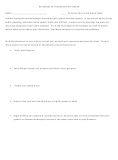 Worksheet For Commencement Speech