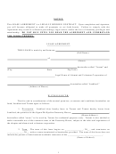 Lease Agreement With Notice Template