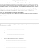 4h Project Action Plan Worksheet