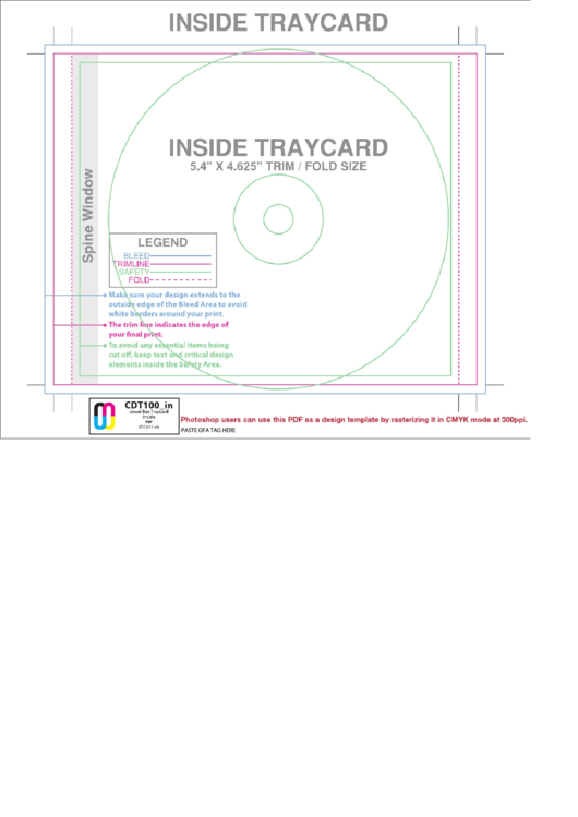 Cd Cover Template