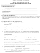 Request For Family/medical Leave Form - District Of Columbia Government