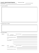 Intern Project Proposal Template
