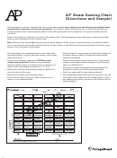 Ap Exam Seating Chart (Directions And Sample) Printable pdf