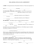 Oklahoma Sub-Lease Agreement Template Printable pdf