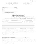 Complaint Of Violation Of County Code Or Ordinance