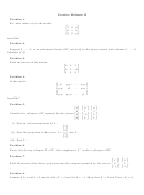 Maths Matrix Worksheet Printable pdf