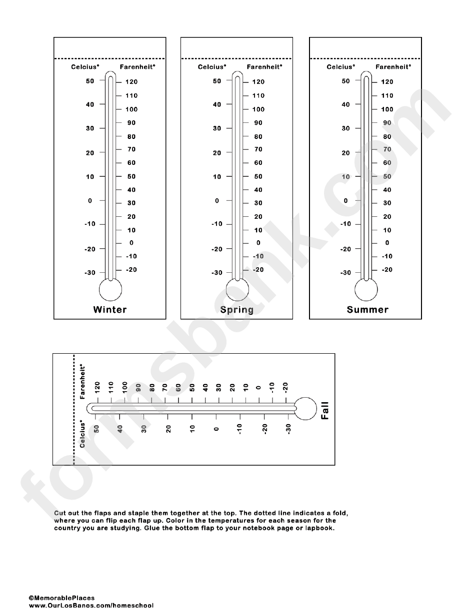 Celsius/fahrenheit Temperature Log printable pdf download