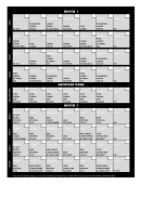 Insanity Workout Schedule