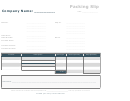 Packing Slip Template (fillable)