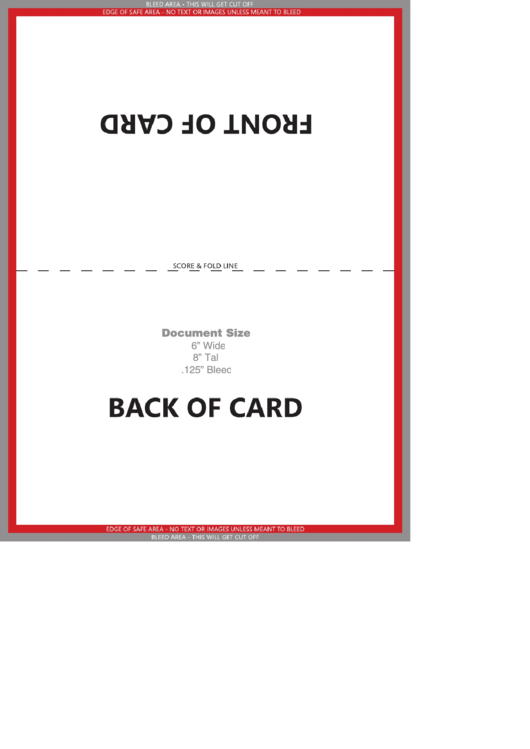 Card Template Printable pdf