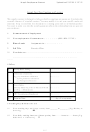Sample Part-time Employment Contract