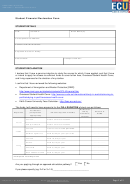 Student Financial Declaration Form Printable pdf