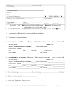 Petition For Dissolution Of Marriage Form