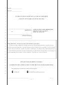 Application For Order For Protection Against Sexual Assault - Nevada Justice Court - 2009