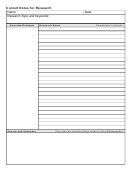 Cornell Notes For Research