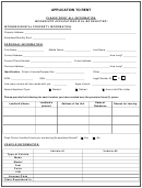 Application To Rent