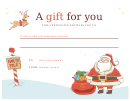 Gift Certificate Template