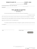 Form 18.6 - Final Decree Of Adoption (after Interlocutory Order)