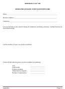Mediator Qualification Questionnaire Printable pdf