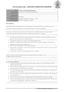 Assistant Marketing Manager Printable pdf